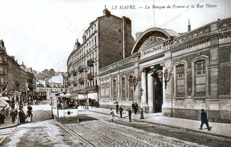 Carte postale ancienne Le Havre - Tramways 1 au Havre