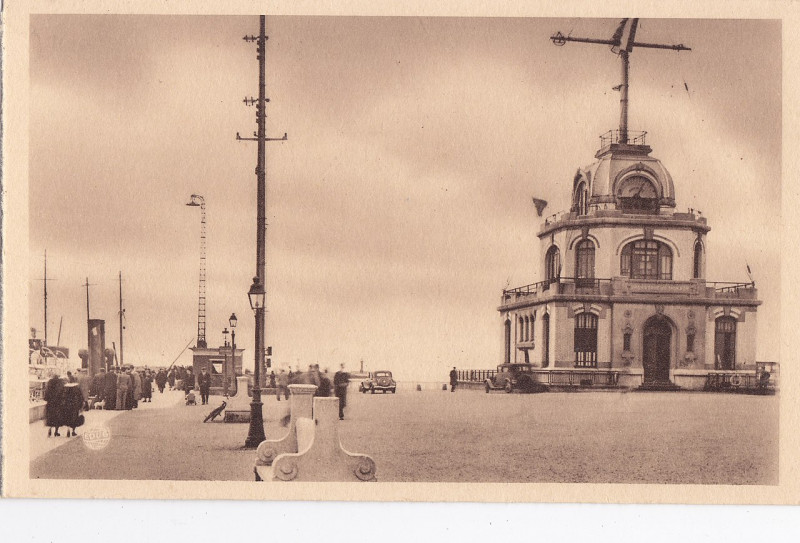 Carte postale ancienne Le Havre, França, Le Sêmaphore e la Jetée, princípio do séc. XX, França, Arquivo de Villa Maria, Angra do Heroísmo, Açores. au Havre