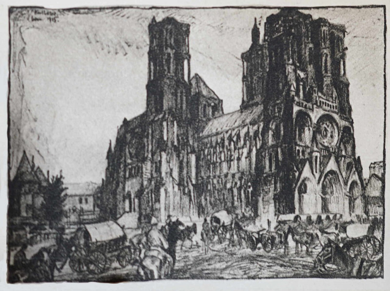 Carte postale ancienne Carte postale Folke Karl à Laon