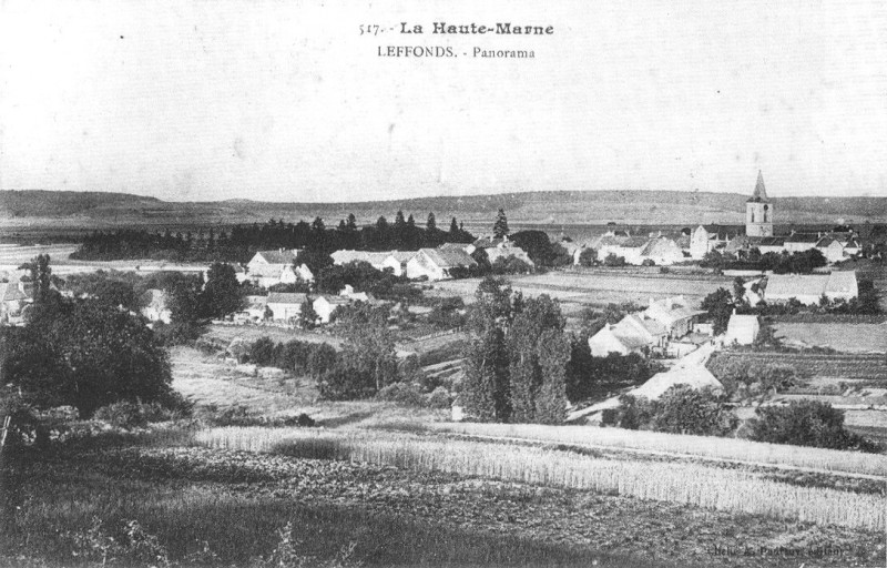 Carte postale ancienne Cp Leffonds Panorama à Leffonds