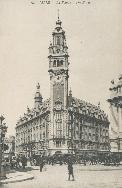 Carte postale ancienne Lille - 16 - La Bourse à Lille