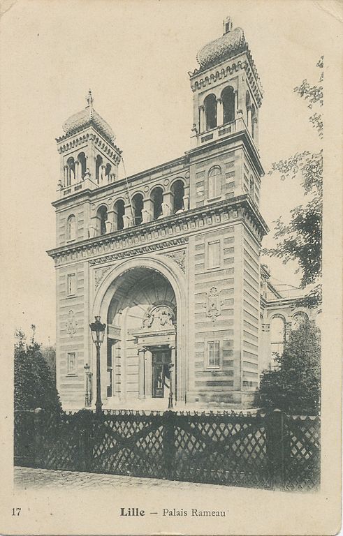 Carte postale ancienne Lille - 17 - Palais Rameau à Lille