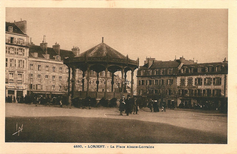 Carte postale ancienne Lorient-Fr-56-vers 1935-carte postale-08 à Lorient