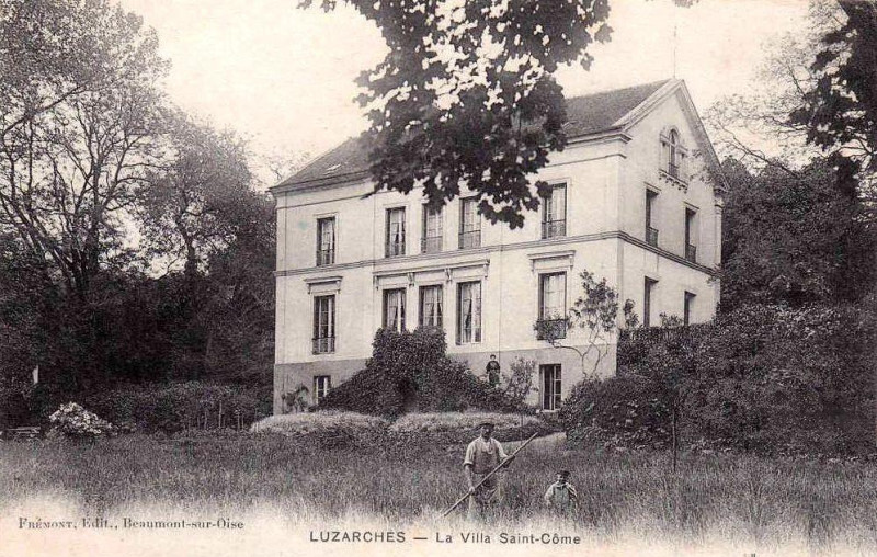Carte postale ancienne Villa St-Côme, Luzarches à Luzarches