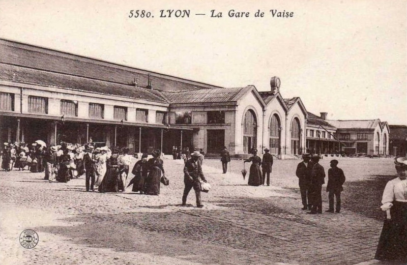 Carte postale ancienne Lyon gare vaise cpa à Lyon