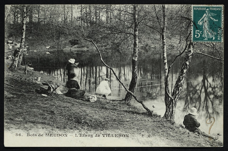 Carte postale ancienne Carte postale - Meudon - Bois de Meudon-Clamart - L'Etang de villebon 2 à Meudon