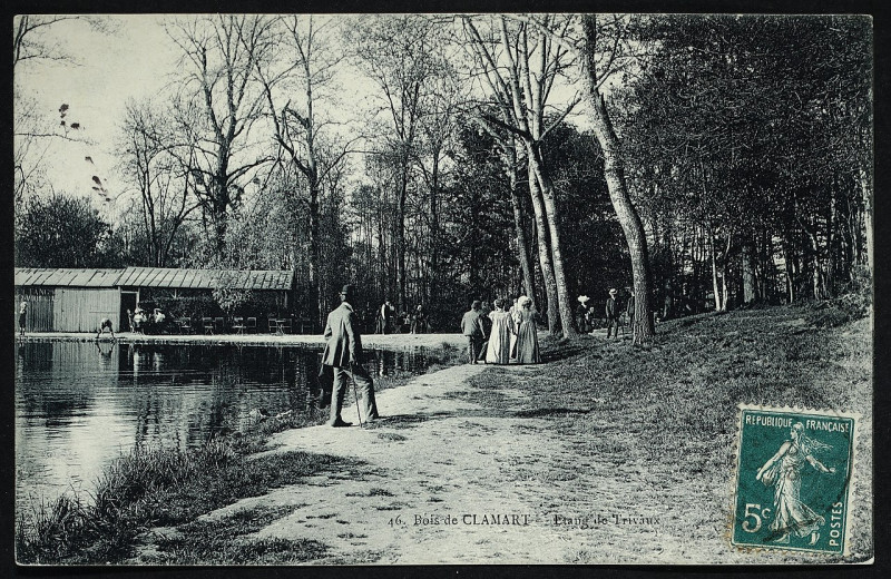 Carte postale ancienne Carte postale - Meudon - Etang de Trivaux 8 à Meudon
