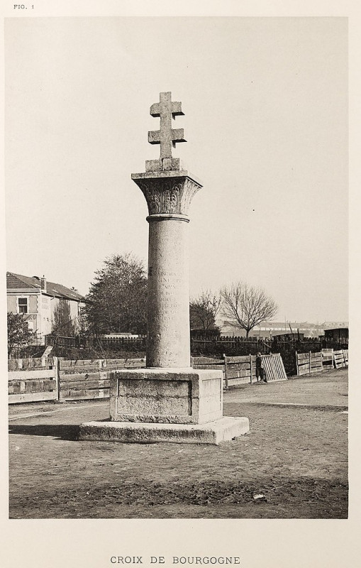 Carte postale ancienne Croix de Bourgogne 70 038