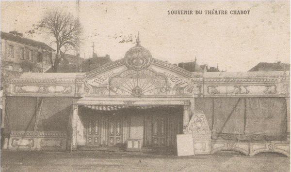 Carte postale ancienne Le théâtre Chabot, carte postale de la collection Créteur