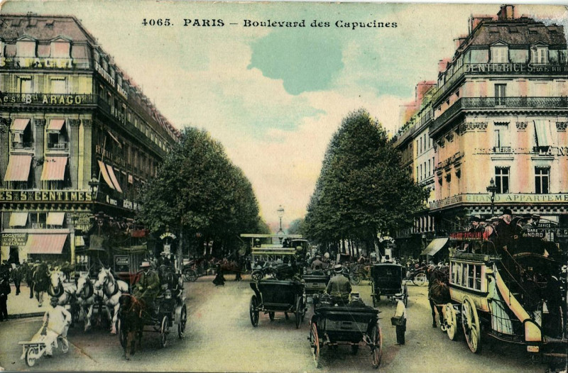 Carte postale ancienne Inconnu 4065 - Paris - Boulevard des Capucines