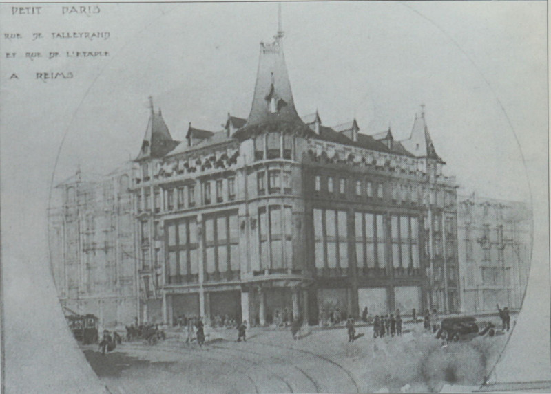 Carte postale ancienne Au petit paris carte postale