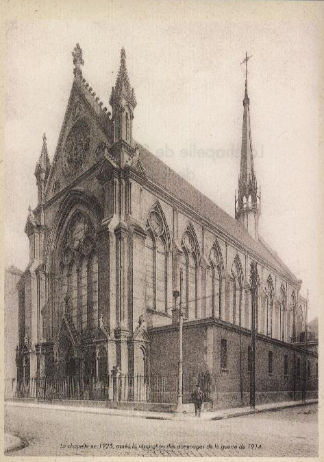 Carte postale ancienne Chapelle saint-Joseph 1925