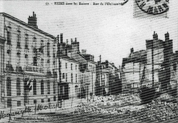 Carte postale ancienne Hôtel Régina rue de l'Université