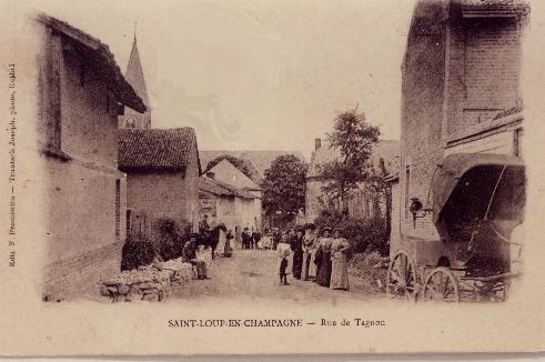 Carte postale ancienne Rue de Tagnon