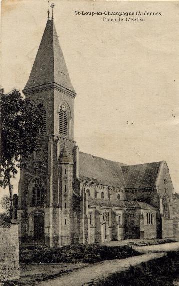 Carte postale ancienne Eglise 1910