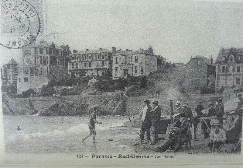 Carte postale ancienne Bath in Paramé postcard