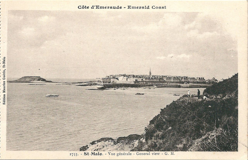 Carte postale ancienne Cote d'Emeraude-Fr-35-vers 1920-bords de la Rance-02