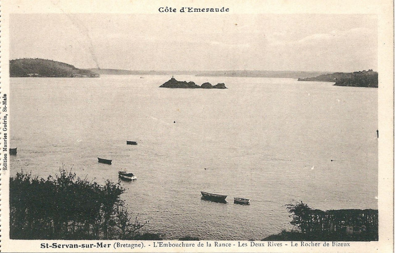 Carte postale ancienne Cote d'Emeraude-Fr-35-vers 1920-bords de la Rance-04