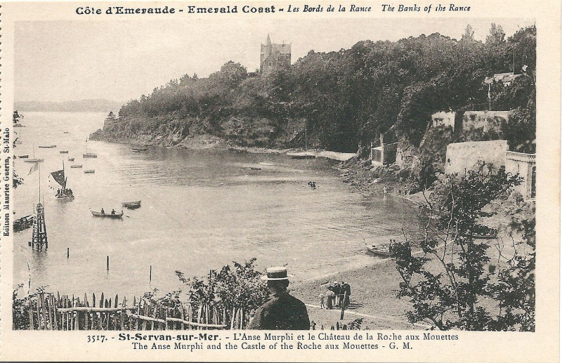 Carte postale ancienne Cote d'Emeraude-Fr-56-vers 1920-bords de la Rance-06