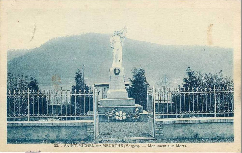 Carte postale ancienne St michel monument mort 1930 01