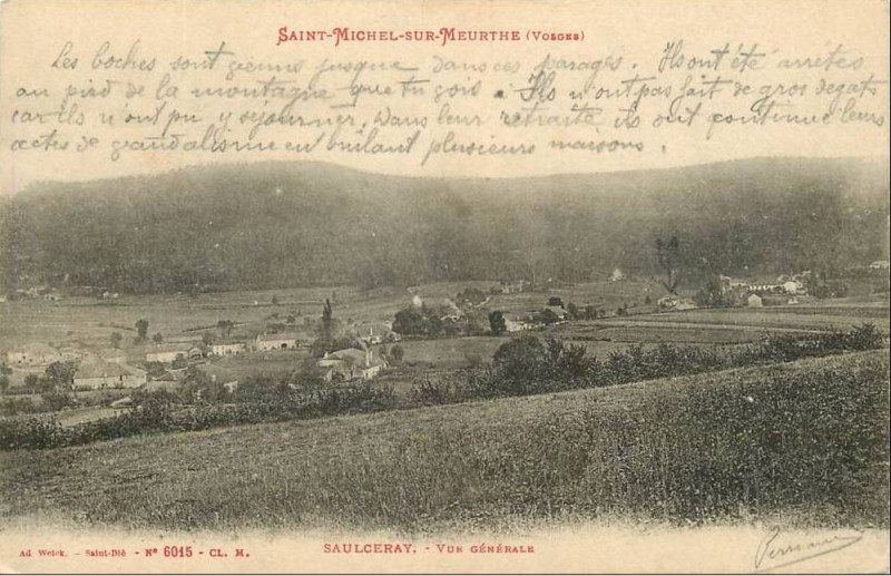 Carte postale ancienne St michel sauceray 1914 01