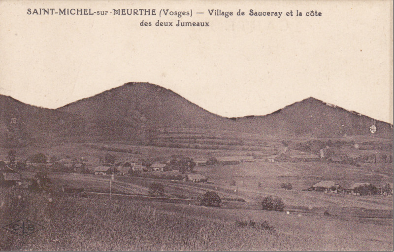 Carte postale ancienne St michel sauceray les jumeaux 1900 01