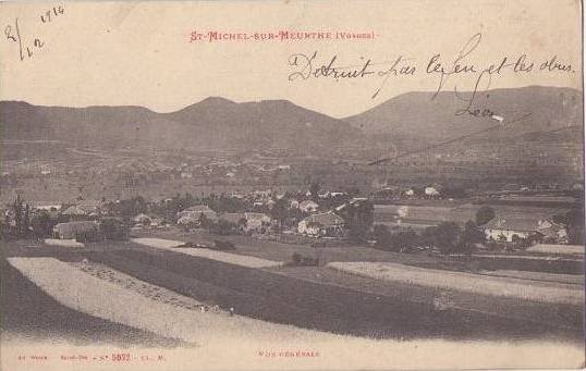 Carte postale ancienne St michel vue aérienne 1914 01