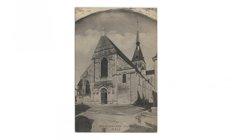 Carte postale ancienne Cartes postales de la collection des Archives départementales (FRAD041 6 FI) - 6 Fi 242-103 L'église