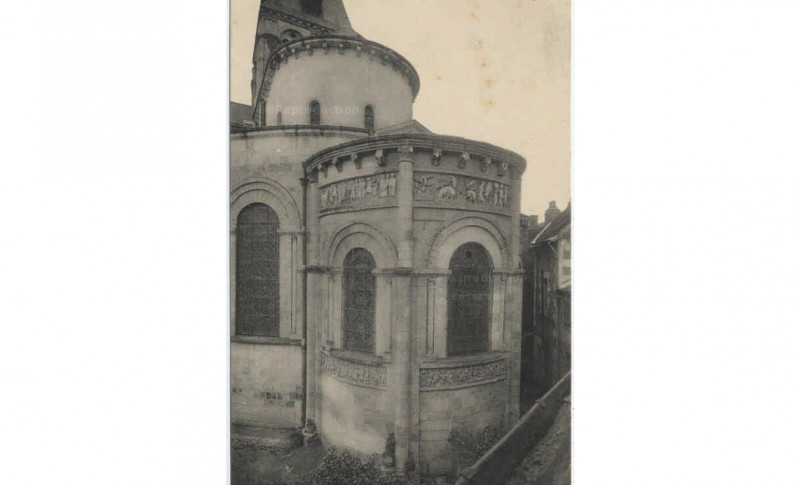 Carte postale ancienne Cartes postales de la collection des Archives départementales (FRAD041 6 FI) - 6 Fi 242-21 Abside de l'église