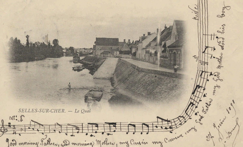 Carte postale ancienne Cartes postales de la collection des Archives départementales (FRAD041 6 FI) - 6 Fi 242-33 Le quai