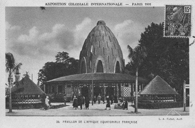 Carte postale ancienne Expo 1931 Aef