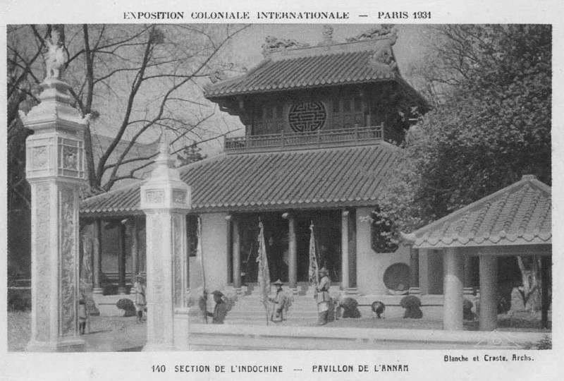 Carte postale ancienne Expo 1931 Annam
