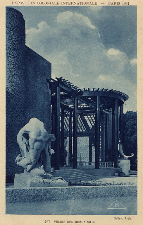 Carte postale ancienne Expo 1931 Beaux arts
