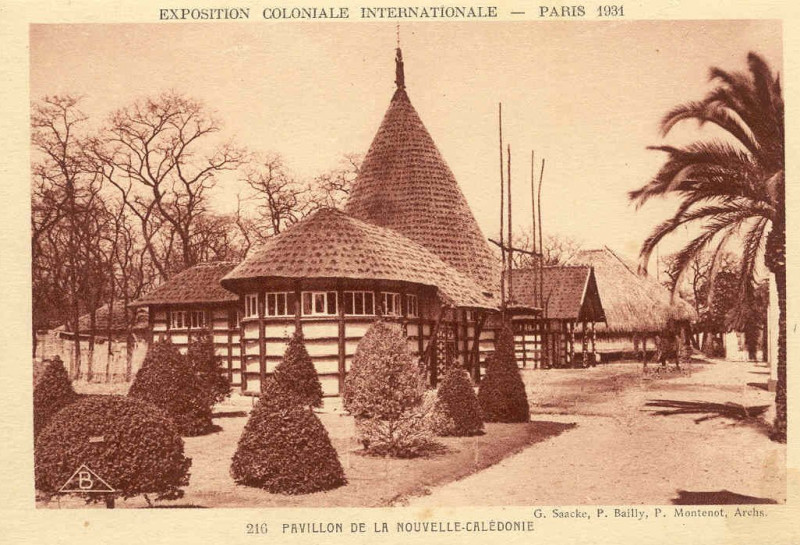Carte postale ancienne Expo 1931 Caledonie