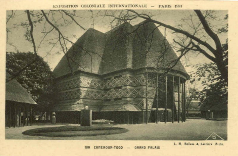 Carte postale ancienne Expo 1931 Cameroun