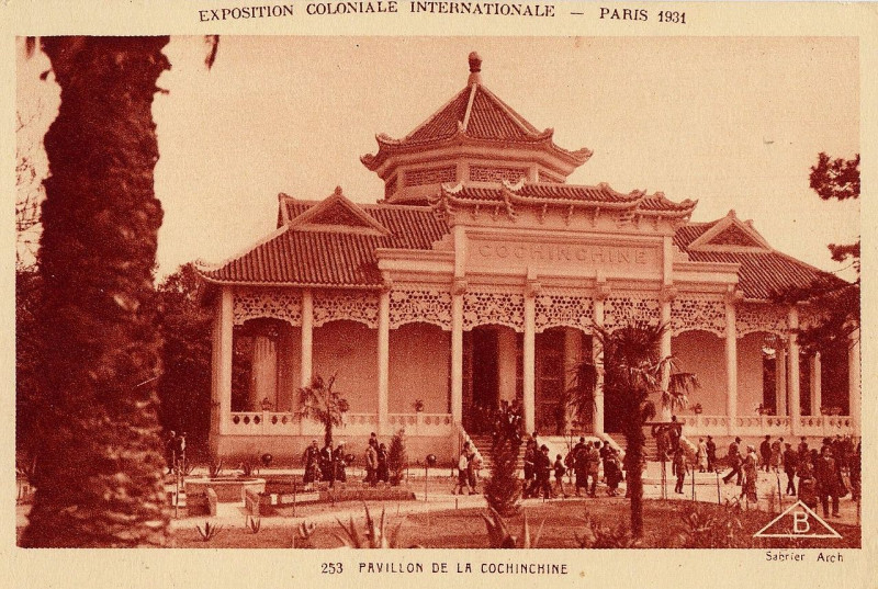 Carte postale ancienne Expo 1931 Cochinchine