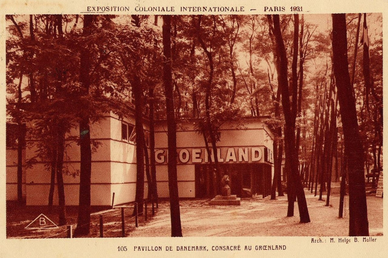 Carte postale ancienne Expo 1931 Danemark