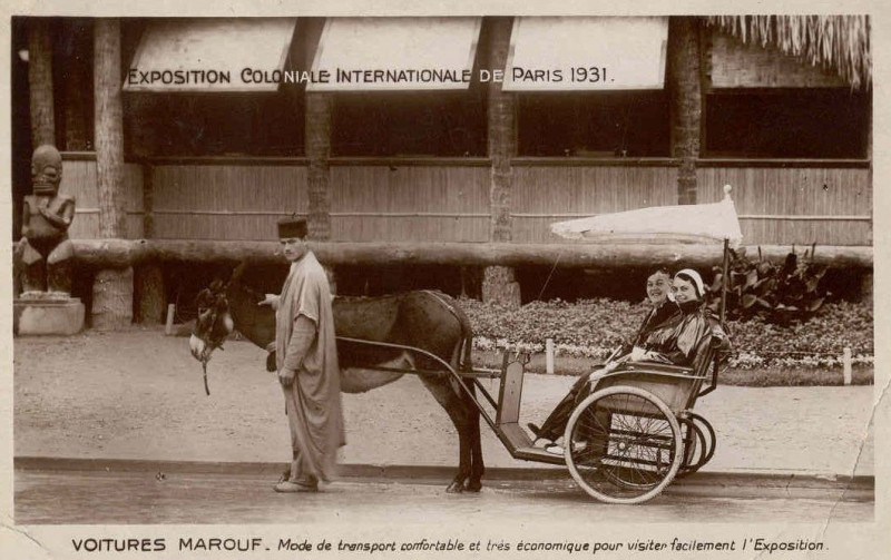 Carte postale ancienne Expo 1931 Marouf