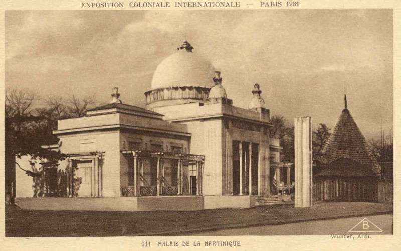 Carte postale ancienne Expo 1931 Martinique