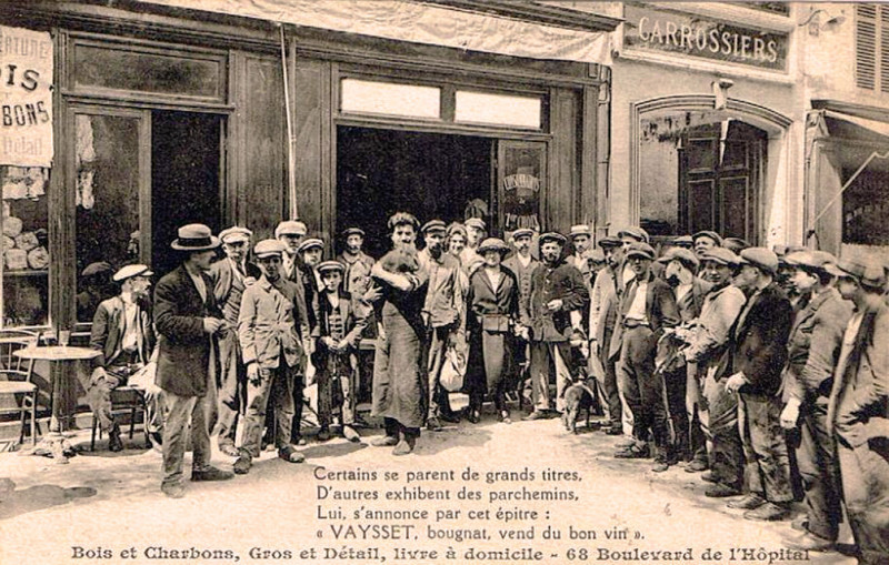 Carte postale ancienne Bougnat de Paris