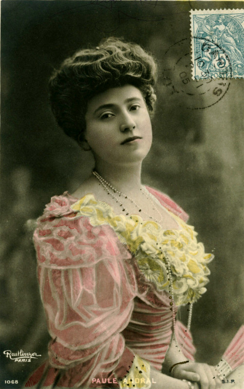 Carte postale ancienne Paule Andral, Sip 1068