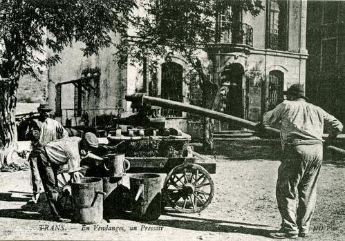 Carte postale ancienne Trans Pressoir