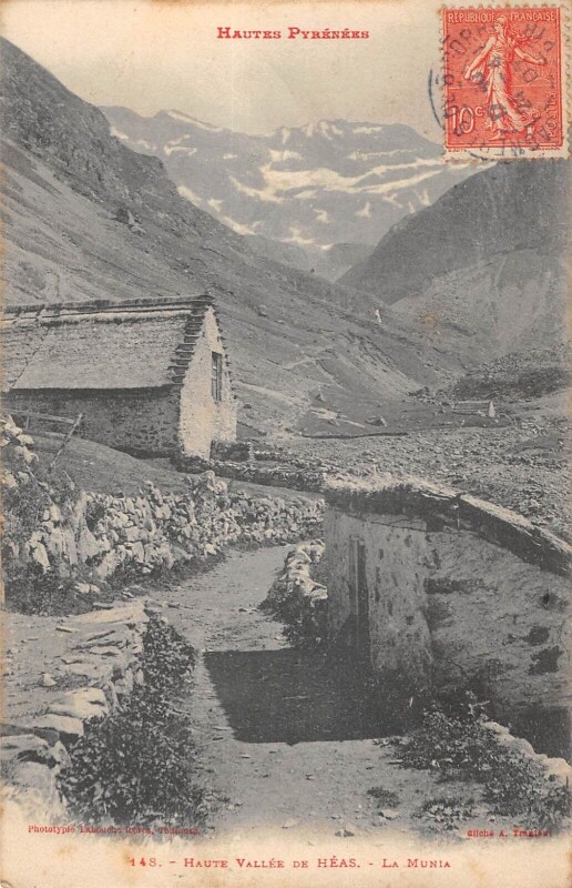 Carte postale ancienne Haute Vallee De Heas La Munia