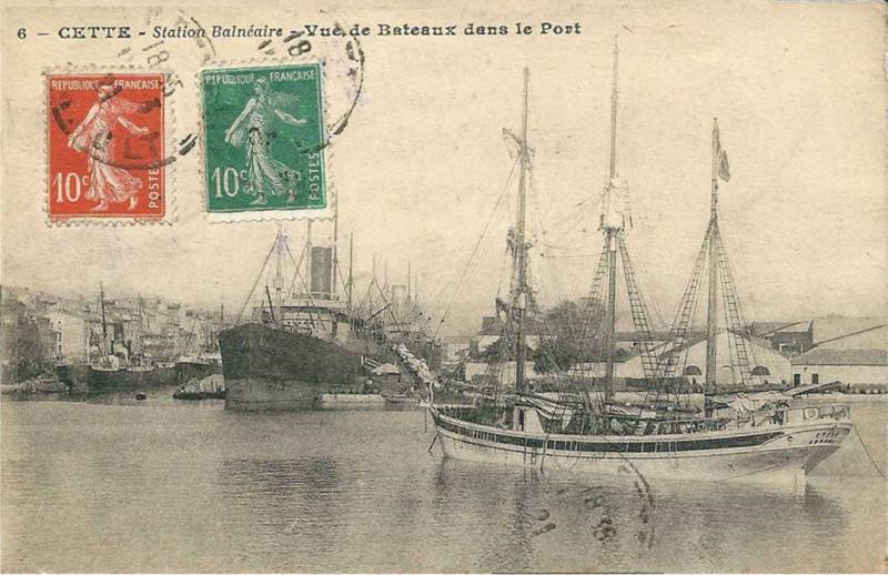 Carte postale ancienne Cette(Sète)-Cp-anté27-03