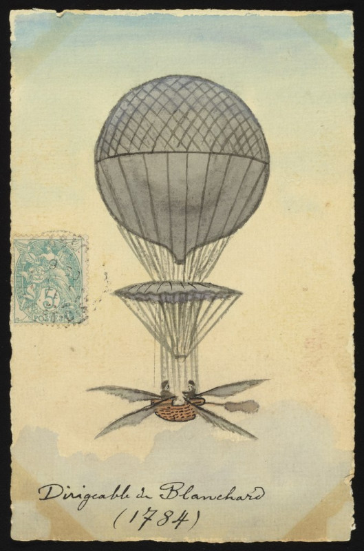 Carte postale ancienne Airship designed by 6395w824r 0 0c483k63k.tiff