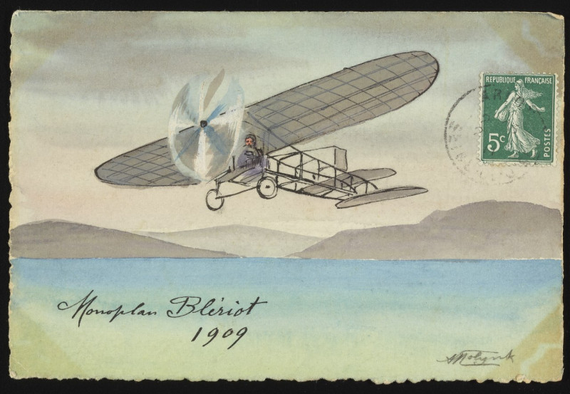 Carte postale ancienne Monoplan blériot rx913r143 0 qj72p8369.tiff