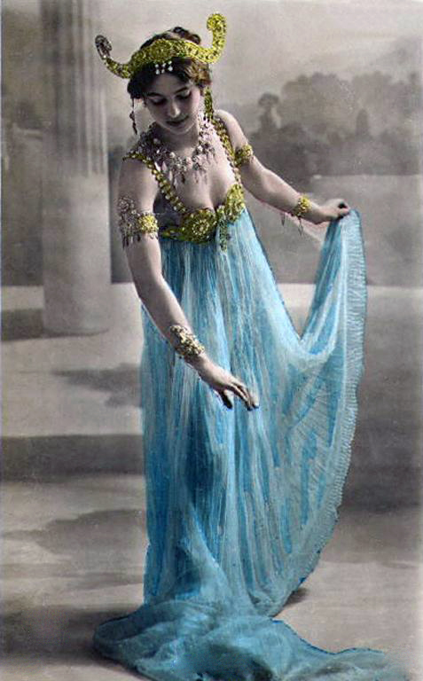 Carte postale ancienne Mata Hari 3