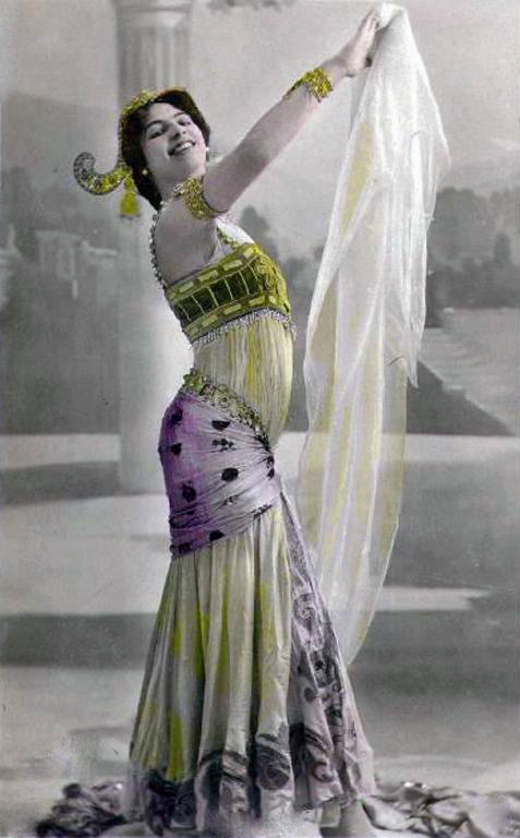 Carte postale ancienne Mata Hari 4