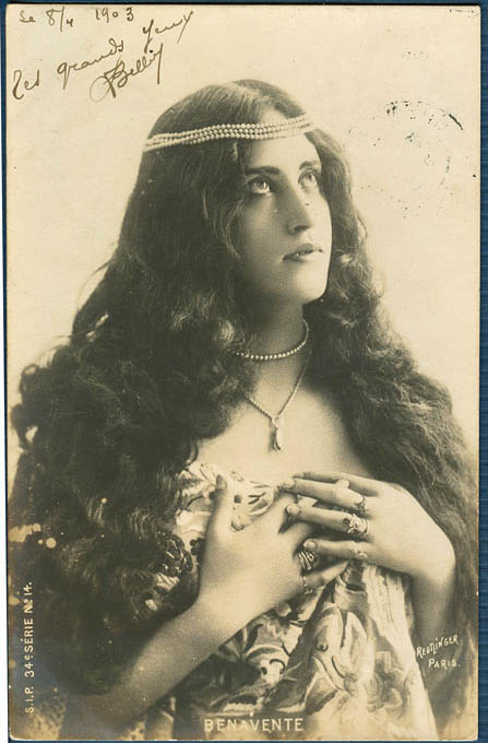 Carte postale ancienne Reutlinger Benavente 1903