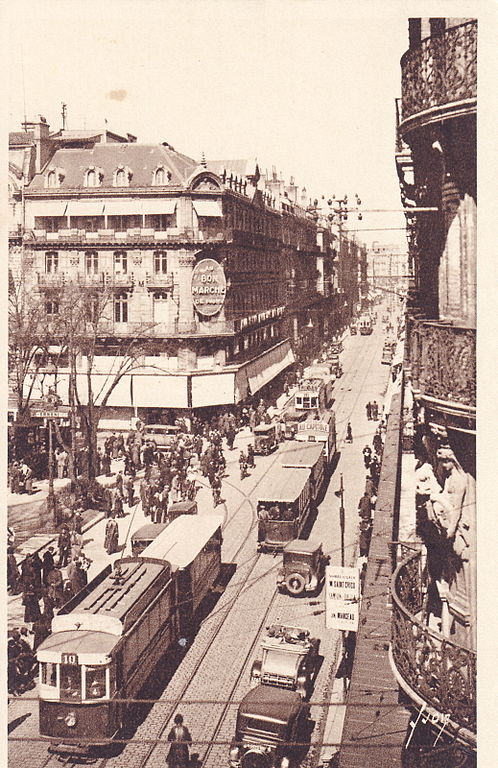 Carte postale ancienne Yvon 16 - Toulouse - Rue Alsace-Lorraine à Toulouse